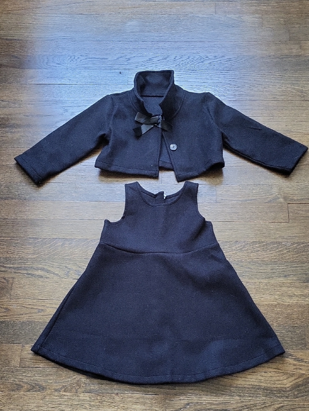 Amazon Black Formal Girls Dress with Bolero Jacket
